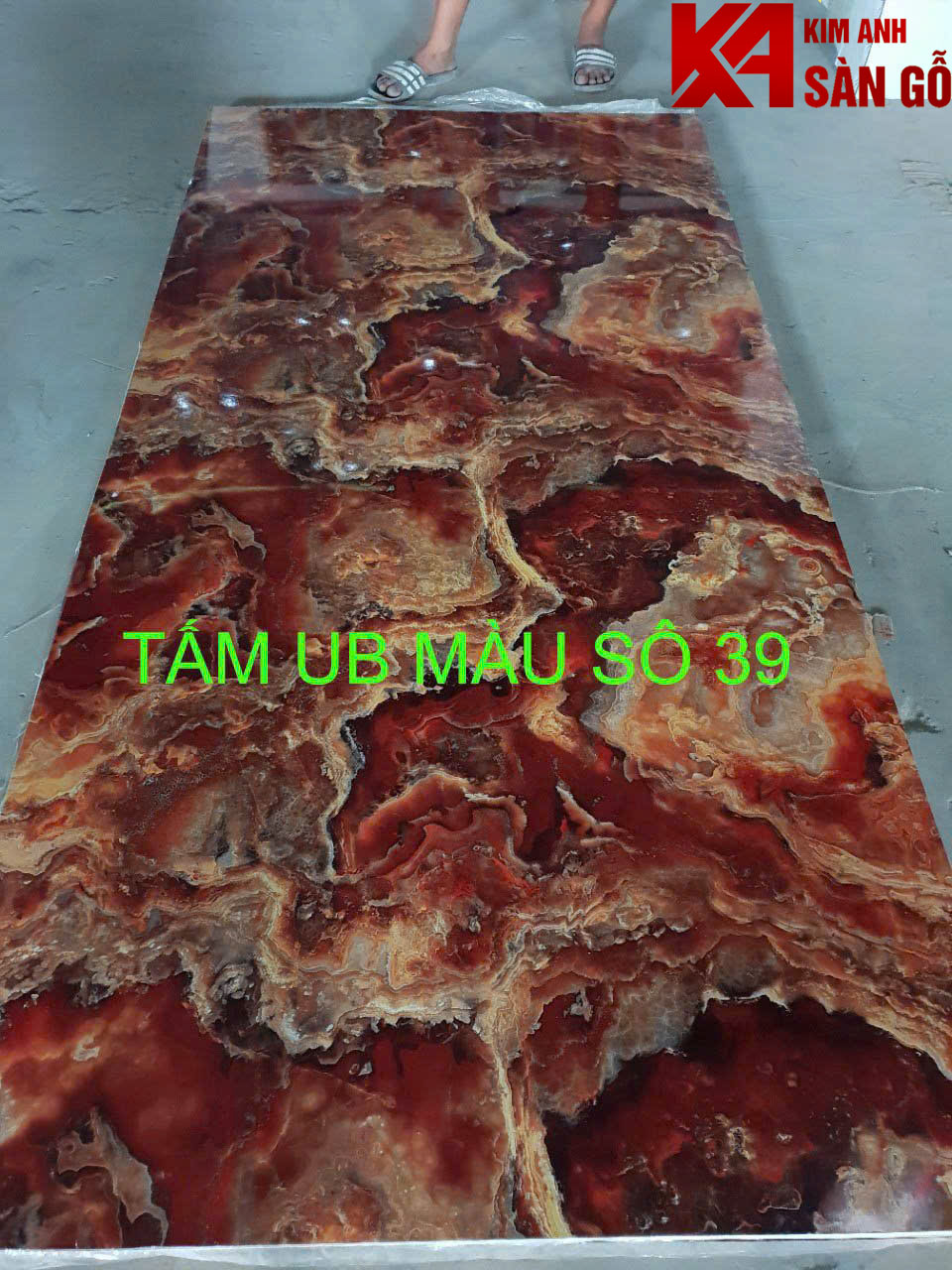 Tấm Nhựa Ốp Tường PVC Giả Đá GR-39